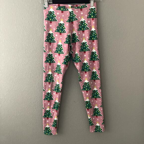 Mini Boden Festive Christmas Leggings - Pink - 11-12 - Picture 2 of 11
